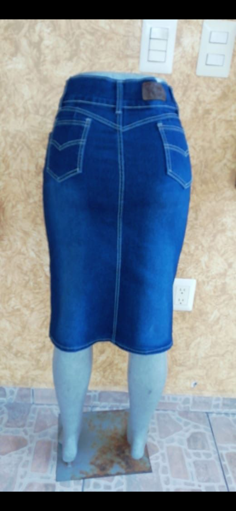 Bow Tie - Jean Skirt