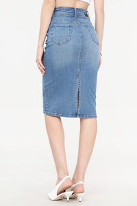“High Waisted Denim” - Skirt