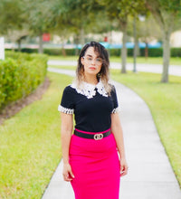 Vibrant Pencil Skirt