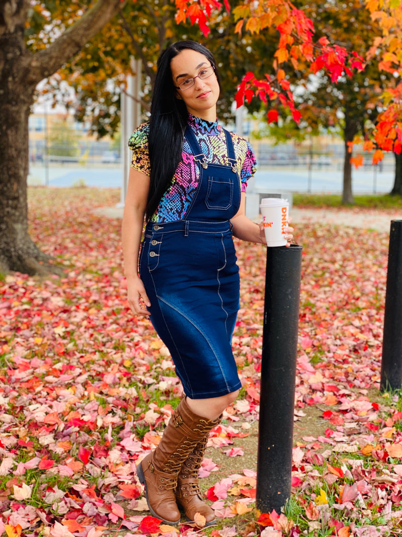 Dark Denim Overalls