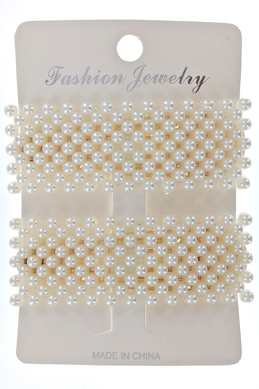 "Pearl Accent” - Hair clip