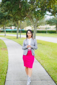 Vibrant Pencil Skirt