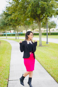 Vibrant Pencil Skirt