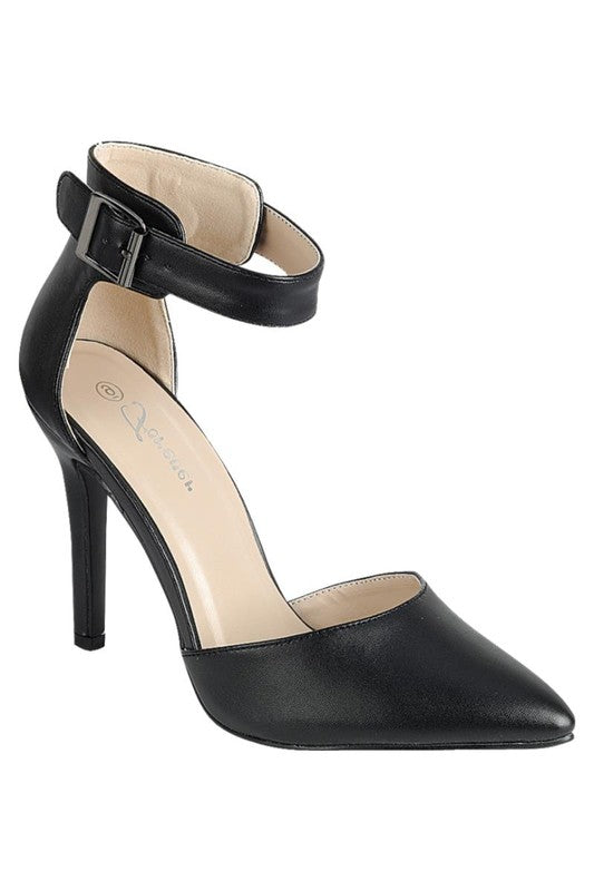 Ankle cuffed heels