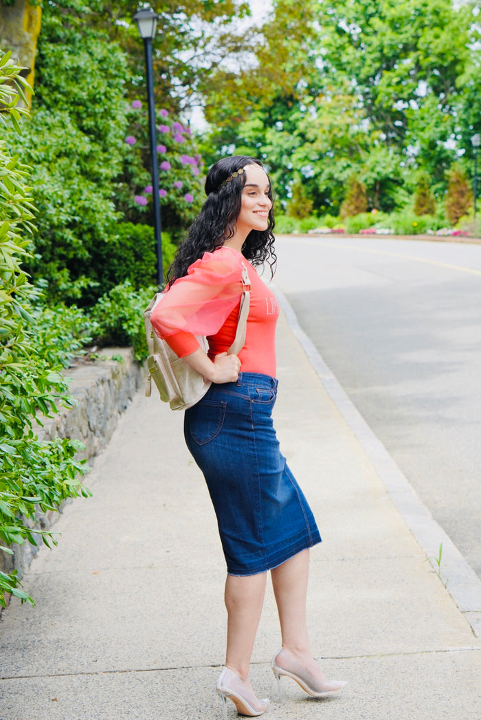 “Faded Denim” - Skirt