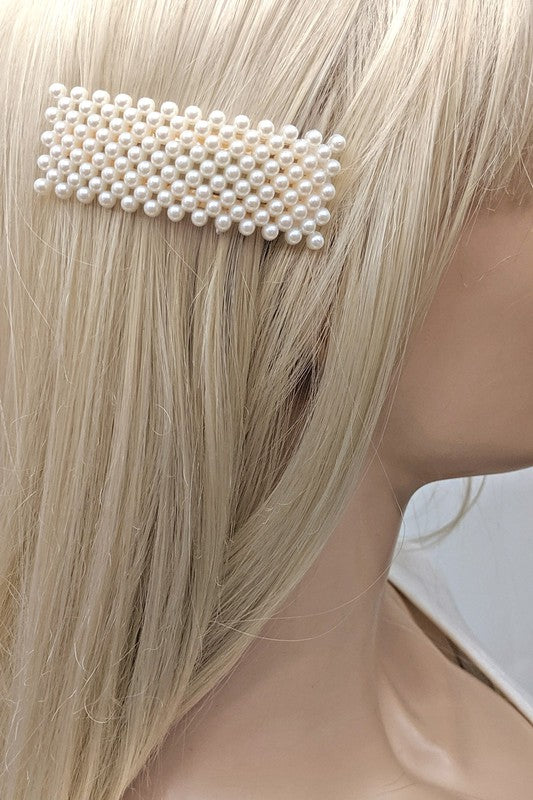 "Pearl Accent” - Hair clip
