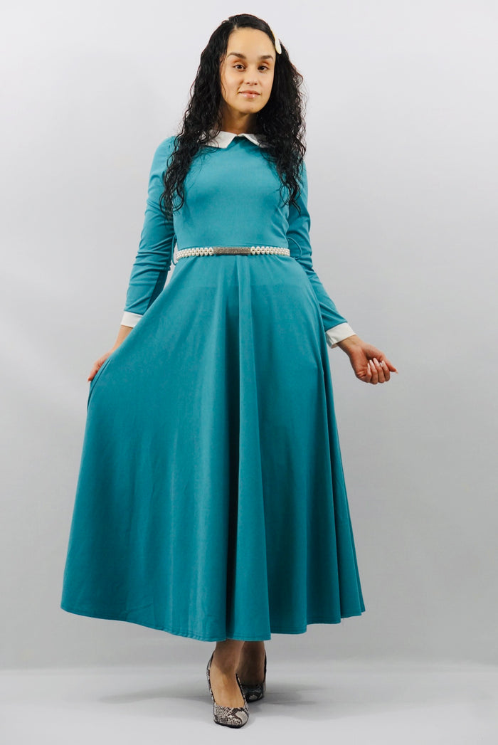 “Vintage Teal Green” - Dress