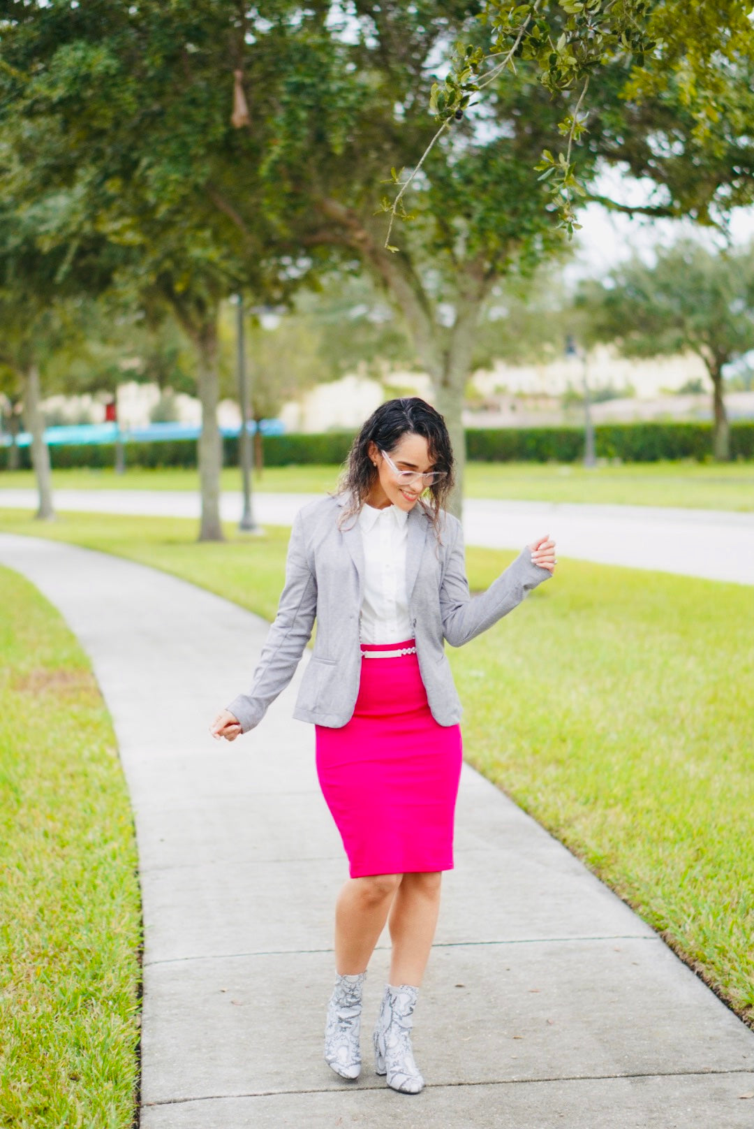 Vibrant Pencil Skirt