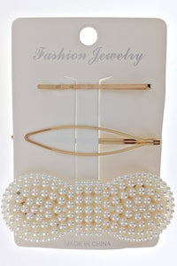 “Pearl Accent" - Hair Clip