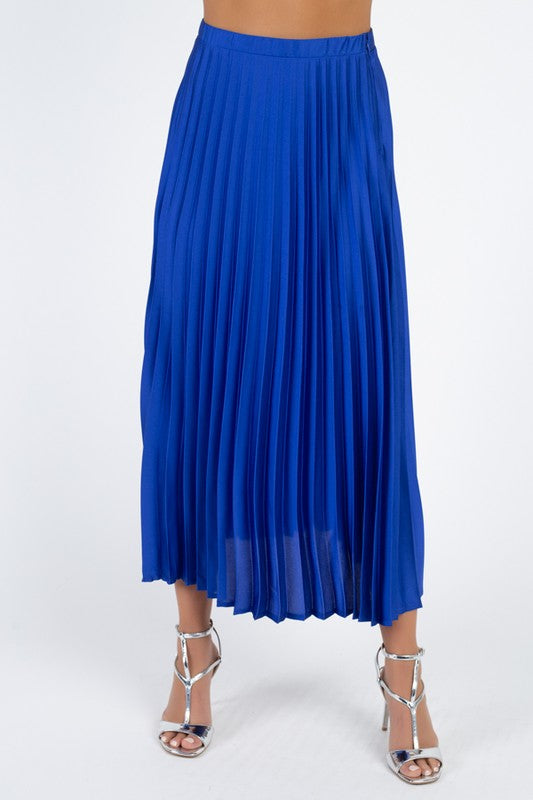 “Royal” - Pleated Skirt