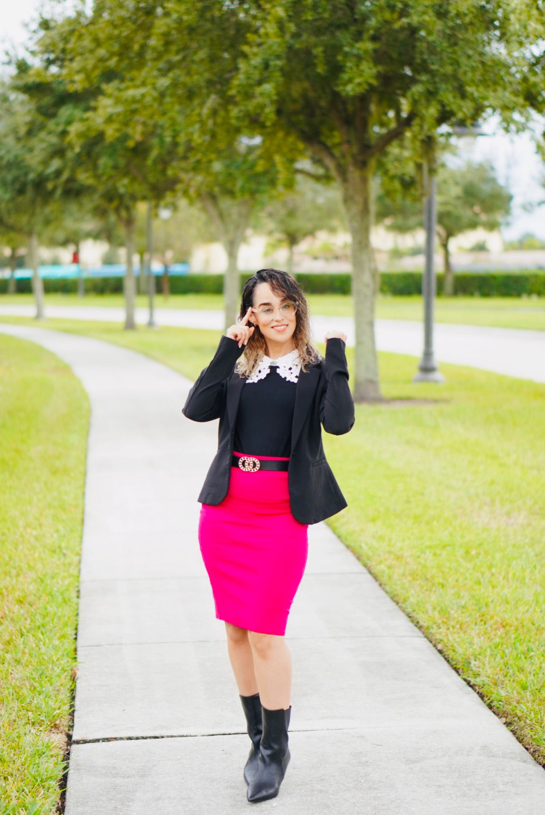 Vibrant Pencil Skirt