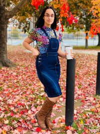 Dark Denim Overalls